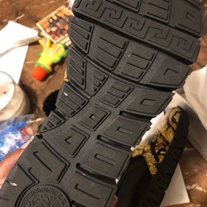 Young Versace shoes and T-shirt worn once